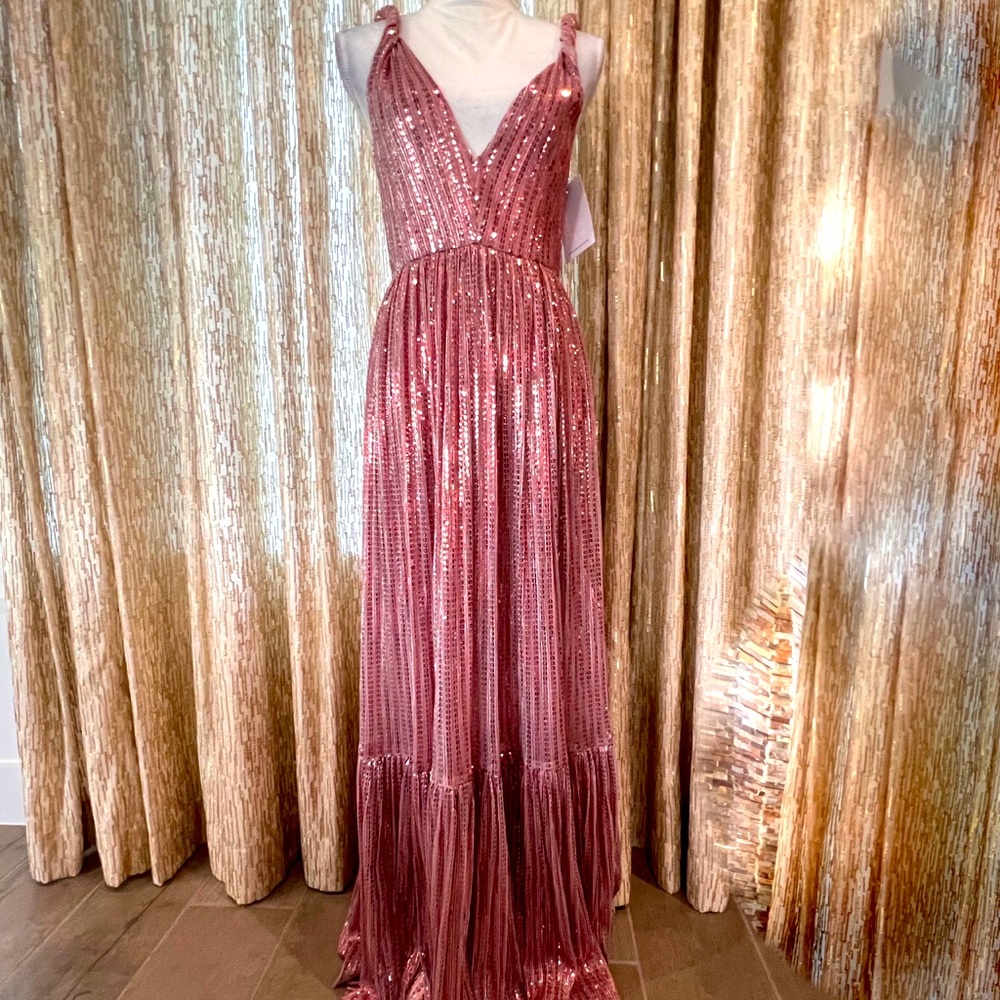 Sabina Musayev Dominique Dress in Pink